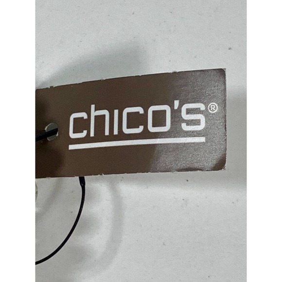 Chico's Bracelet Costume Jewelry Silver Tone Stretch Pull On New With Tag - Picture 3 of 4